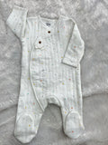 White star and moon quilted