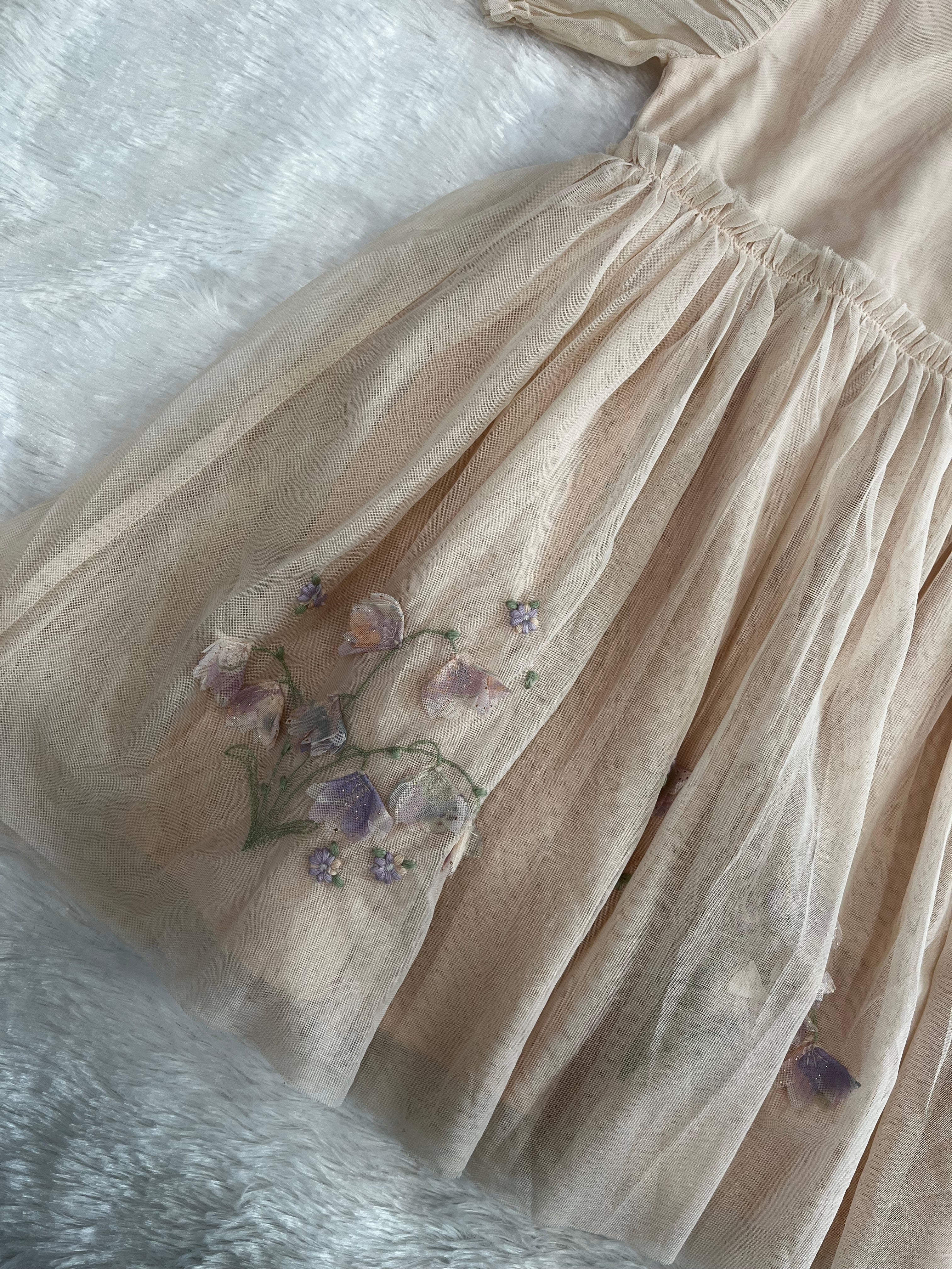 Peach Party wear Frock