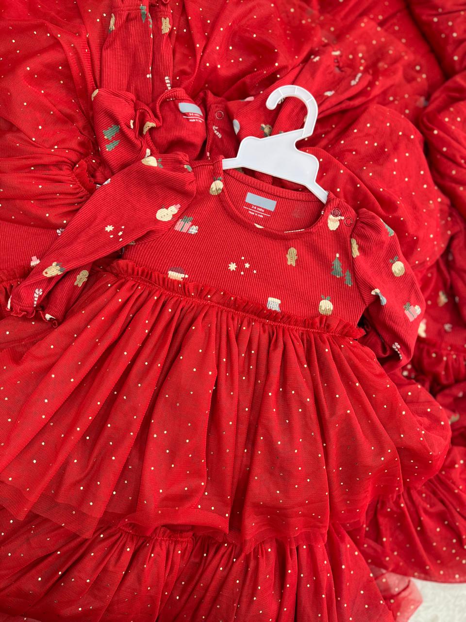 Red party wear Frock