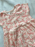 Ribbed bow frock