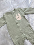 Pastel green bunny