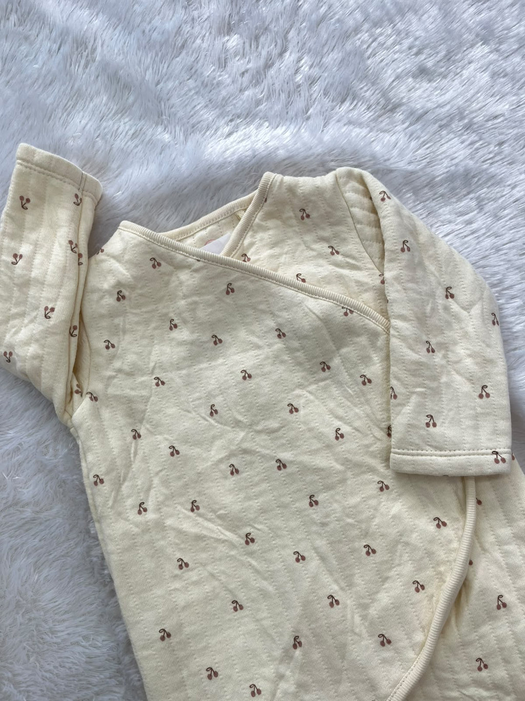 Cute cherries -quilted Romper