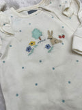 Embroidered Non footed Romper