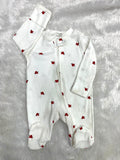 Heart Print Romper