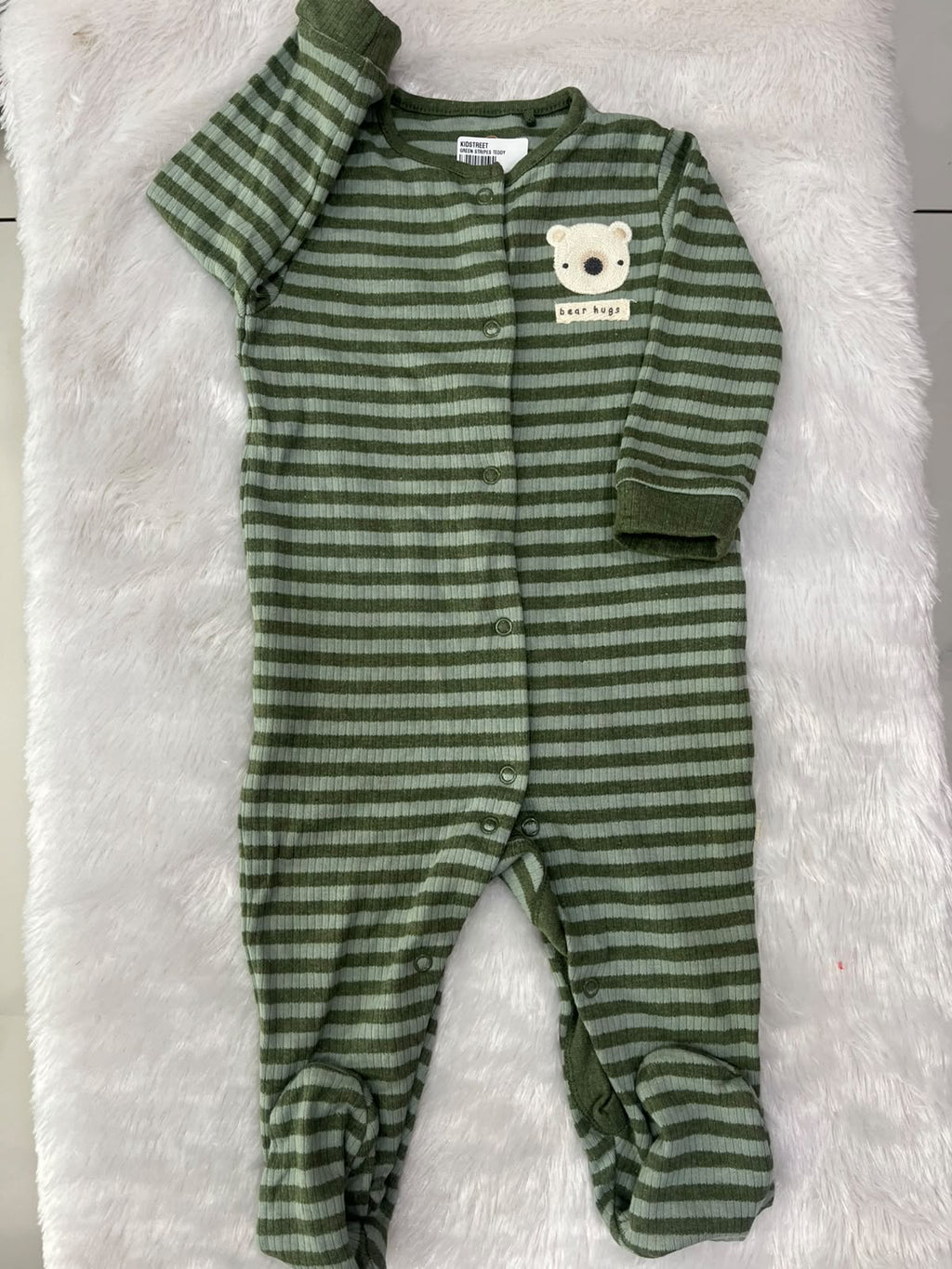 Green teddy Rompers