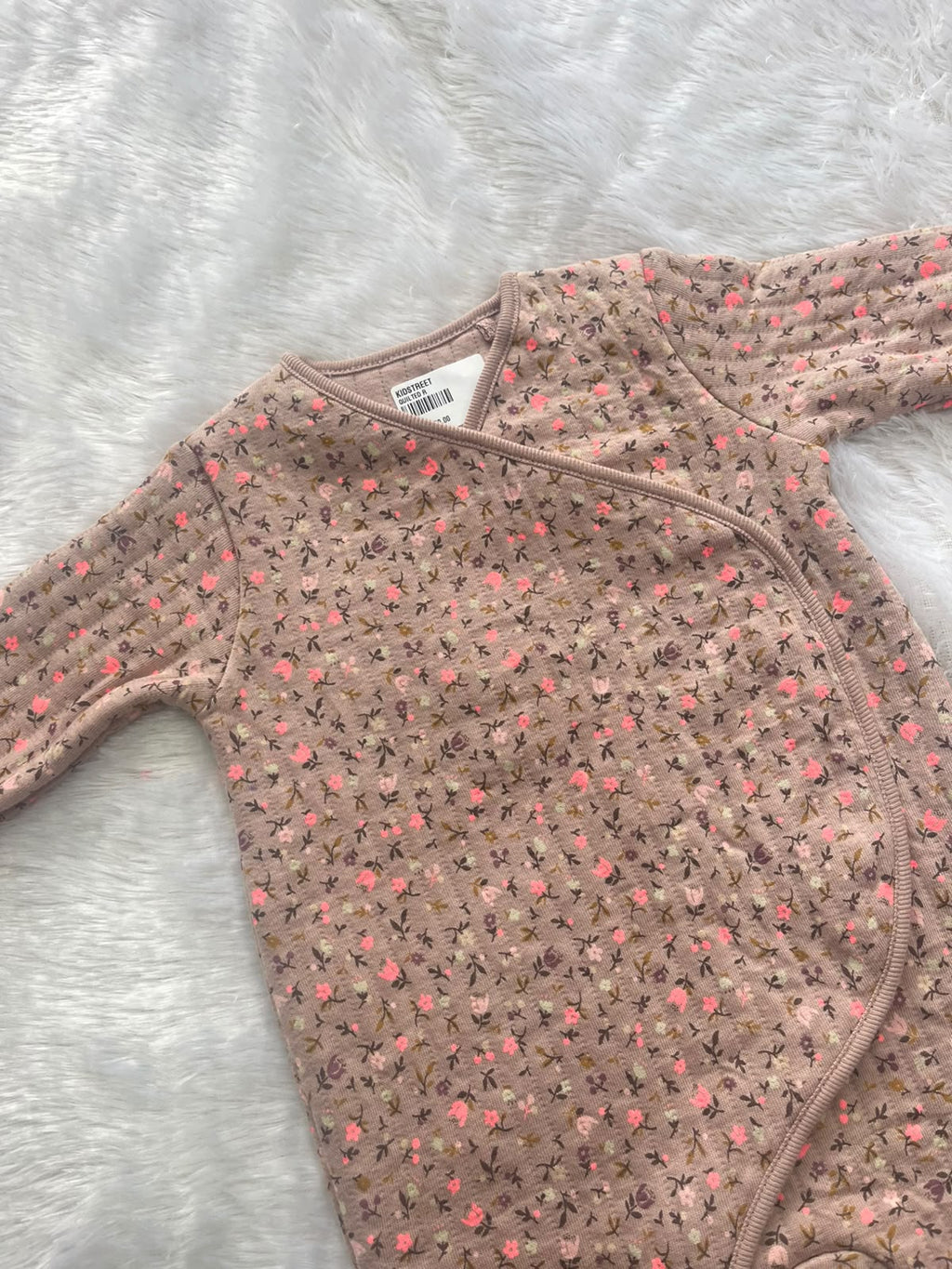 Quilted Floral Romper