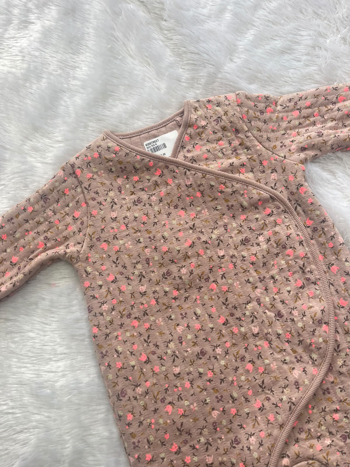 Quilted Floral Romper