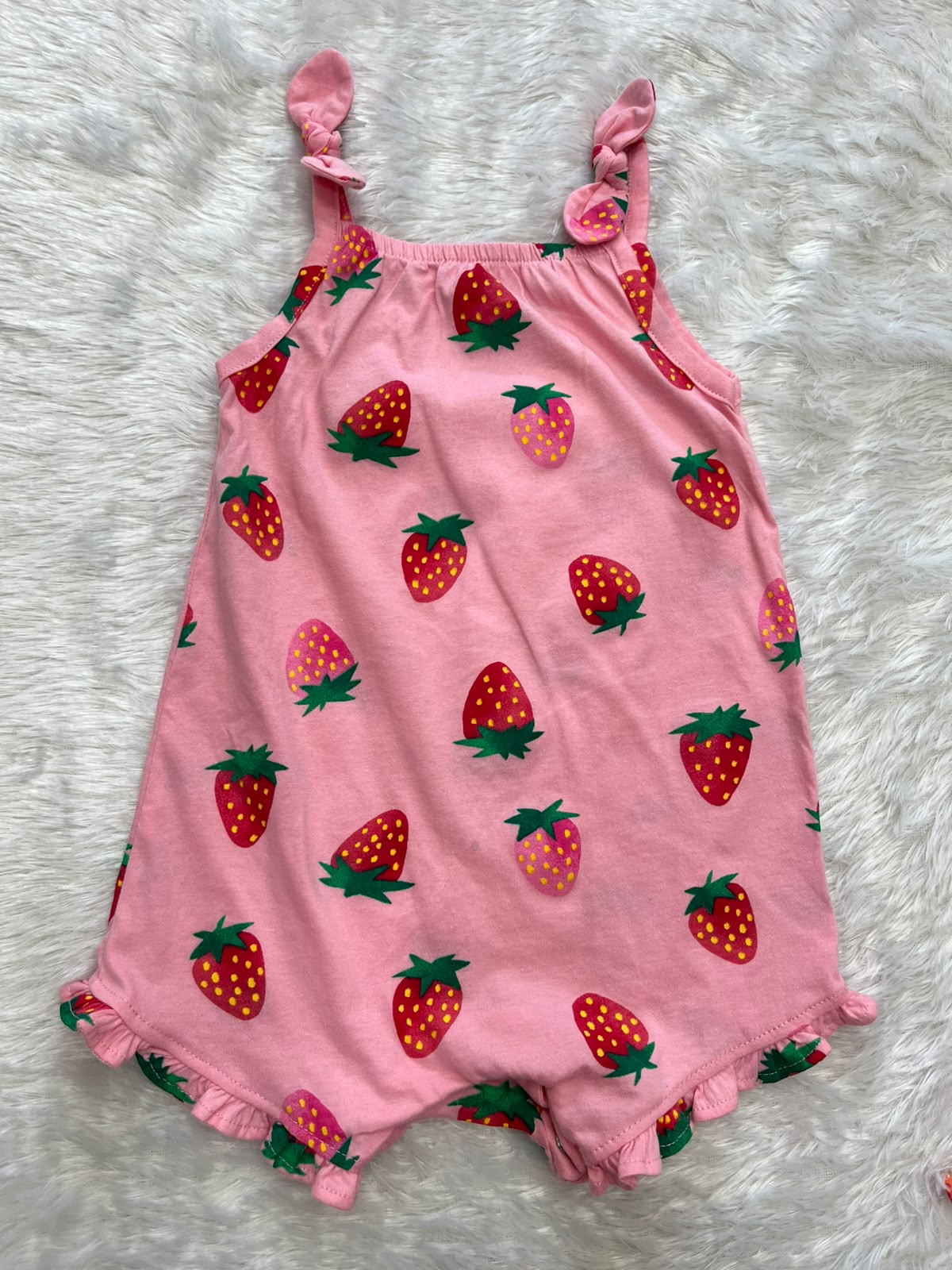 Fancy onesie-Strawberry onesie