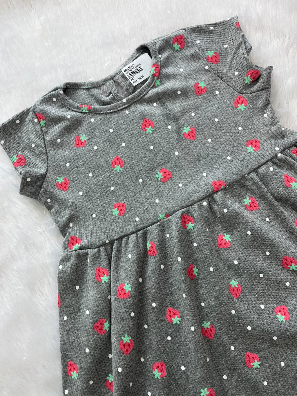 Grey strawberry Frock