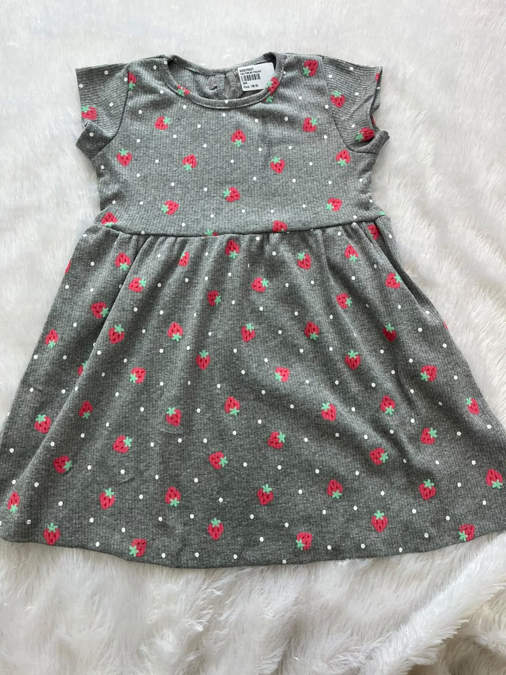 Grey strawberry Frock