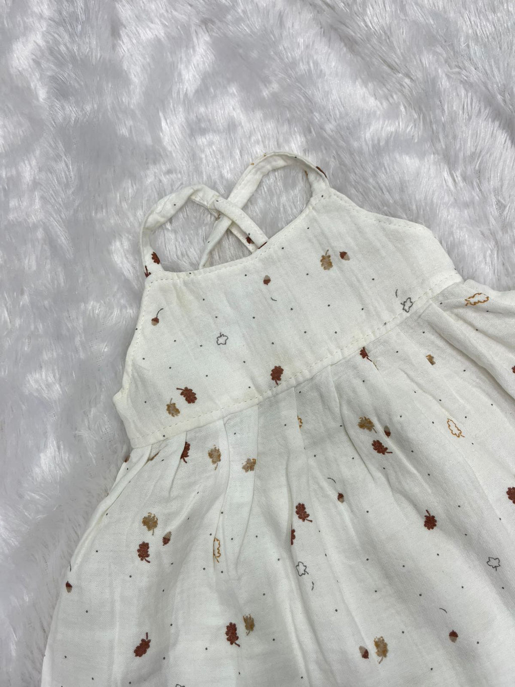 Muslin Leafe Printed Stripes