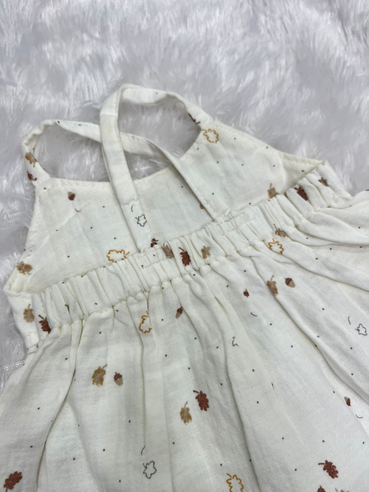 Muslin Leafe Printed Stripes