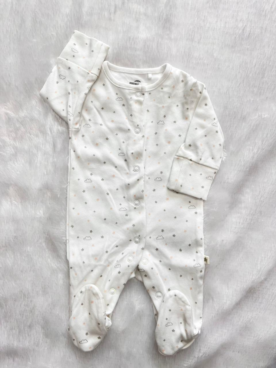 STAR AND CLOUD WHITE ROMPER-1076