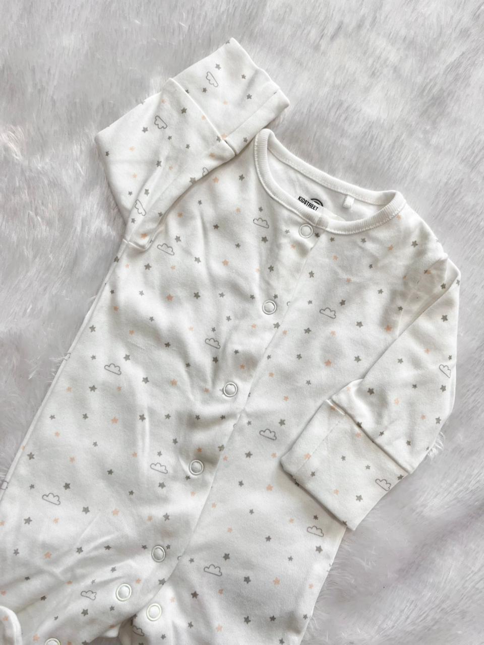 STAR AND CLOUD WHITE ROMPER-1076