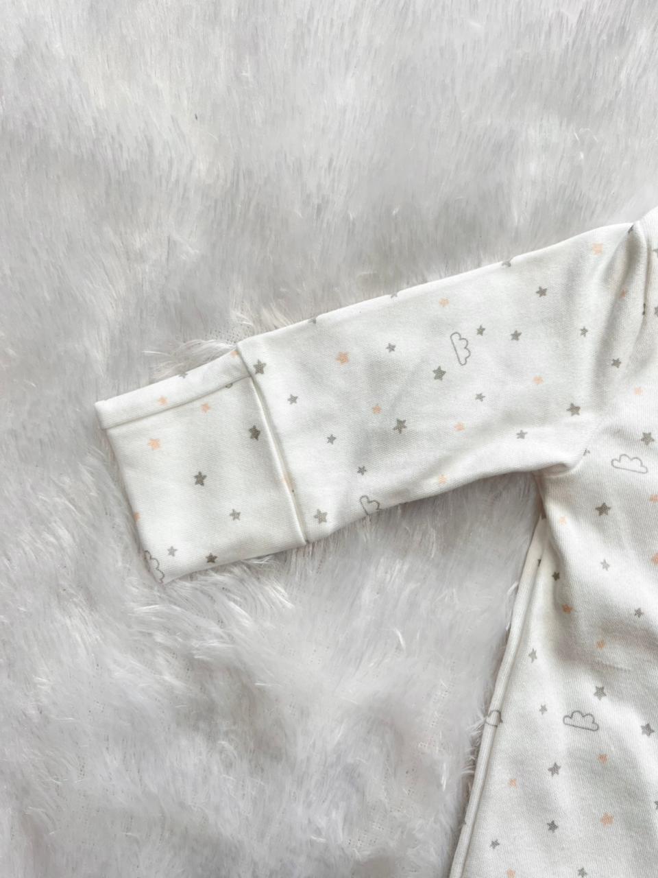 STAR AND CLOUD WHITE ROMPER-1076