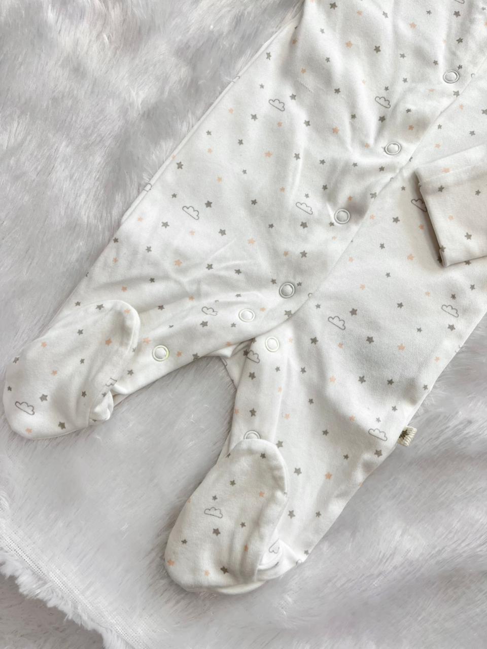 STAR AND CLOUD WHITE ROMPER-1076