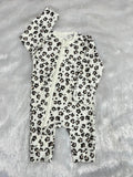 FOOT PRINT ROMPER-
