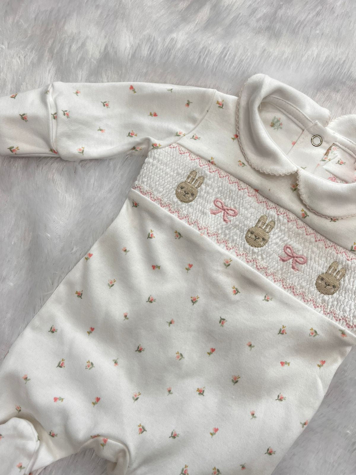 PINK BOW BUNNY-1085