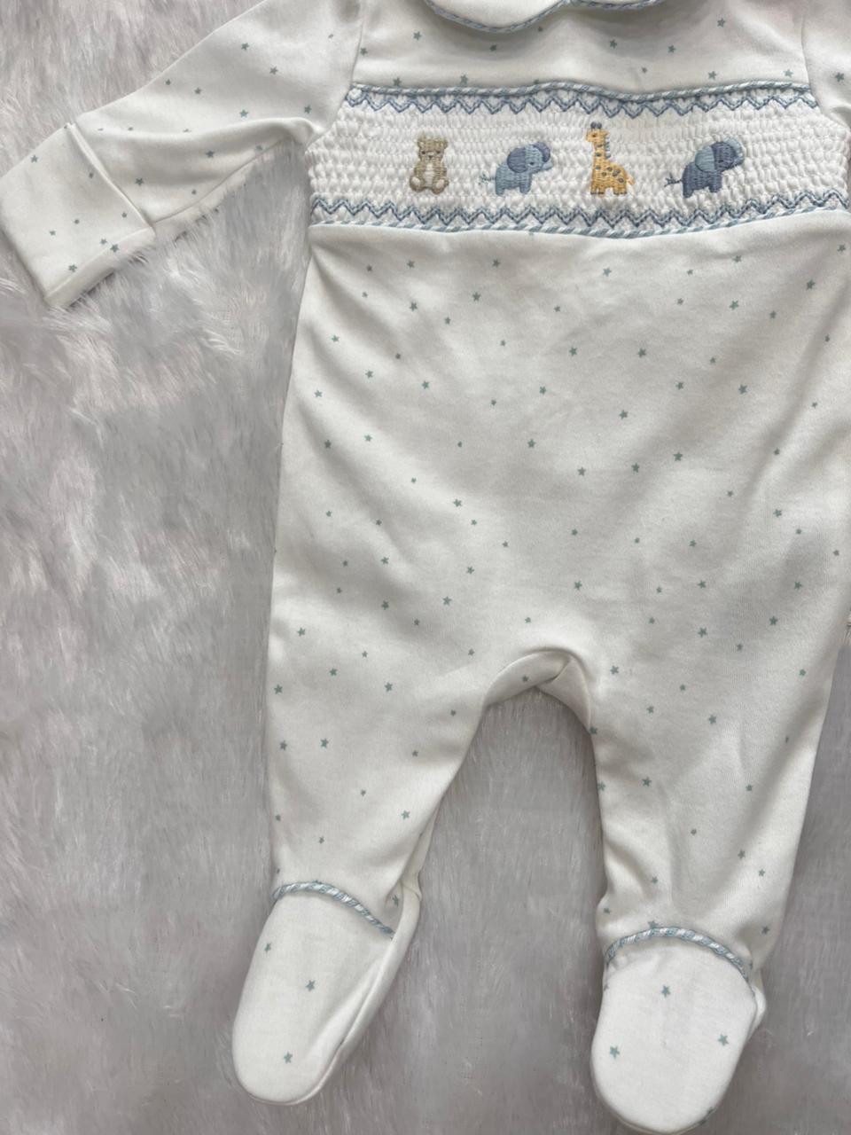 SAFARI BLUE ROMPER-1086