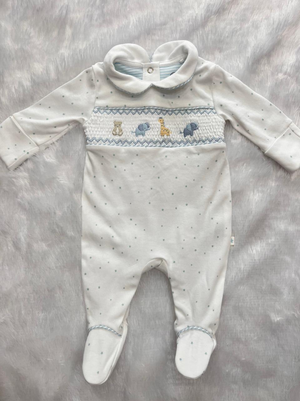 SAFARI BLUE ROMPER-1086