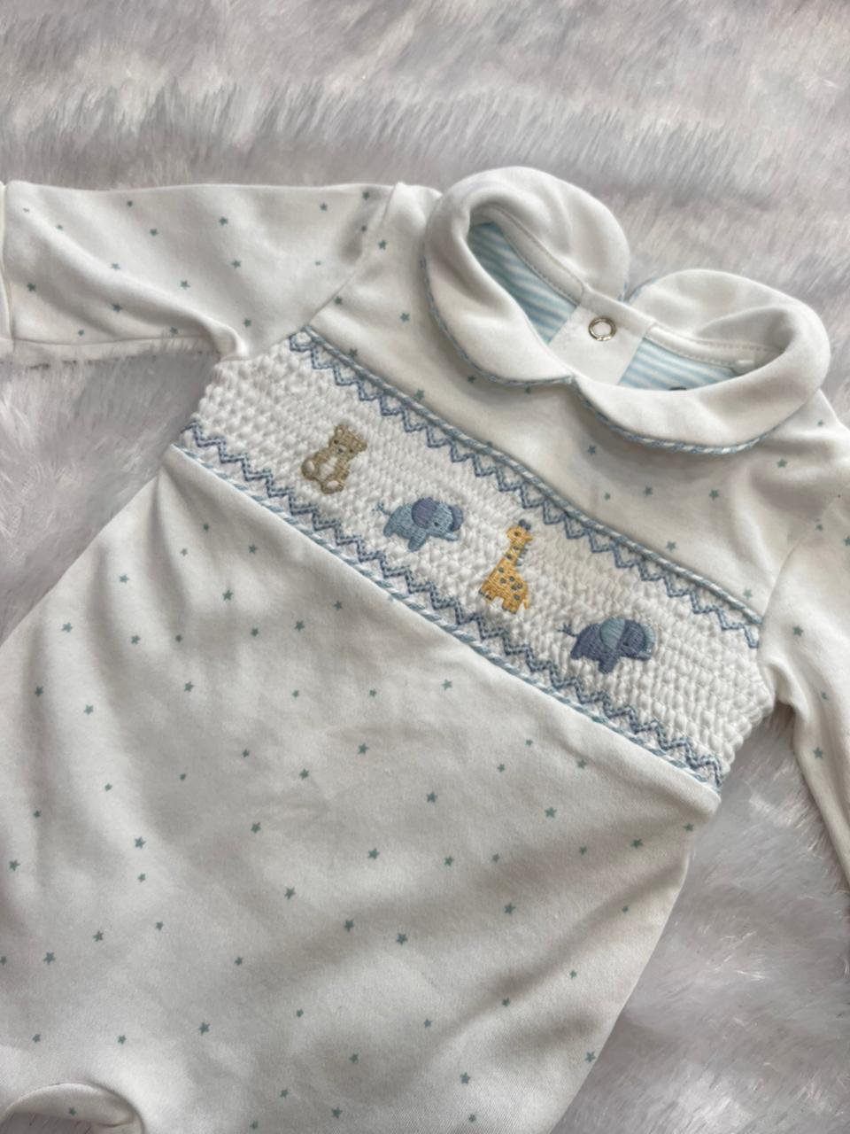 SAFARI BLUE ROMPER-1086