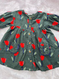 TULIPS CORDUROY FROCK-1045