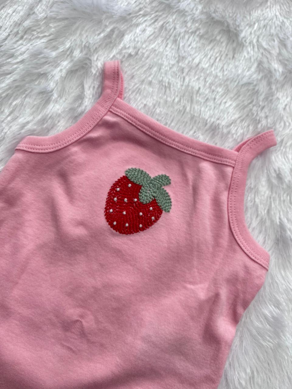 Strawberry onesie-1236