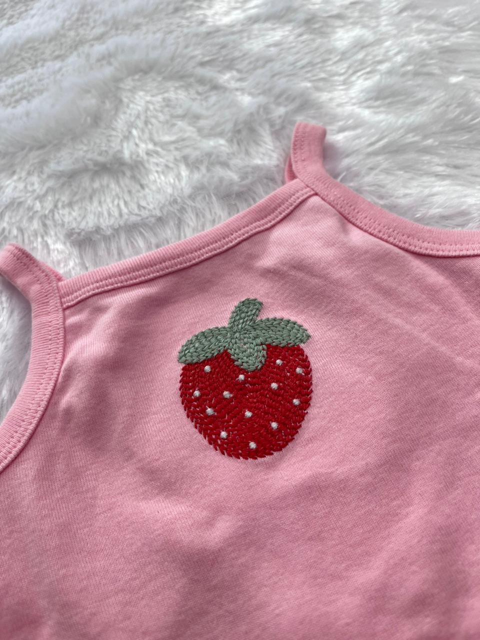 Strawberry onesie-1236