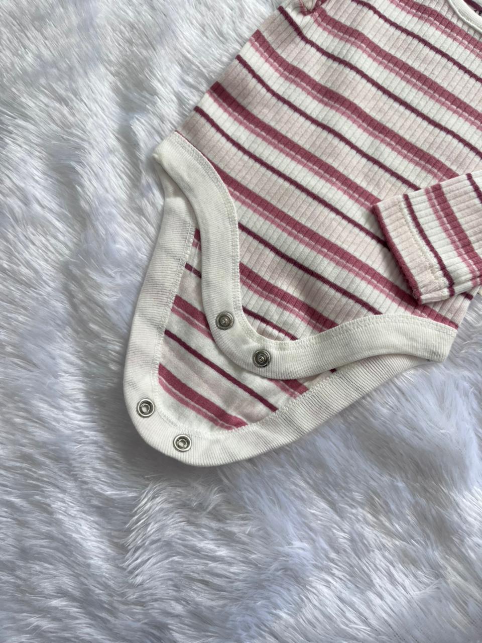 NEWBORN RIBBED ONESIE-