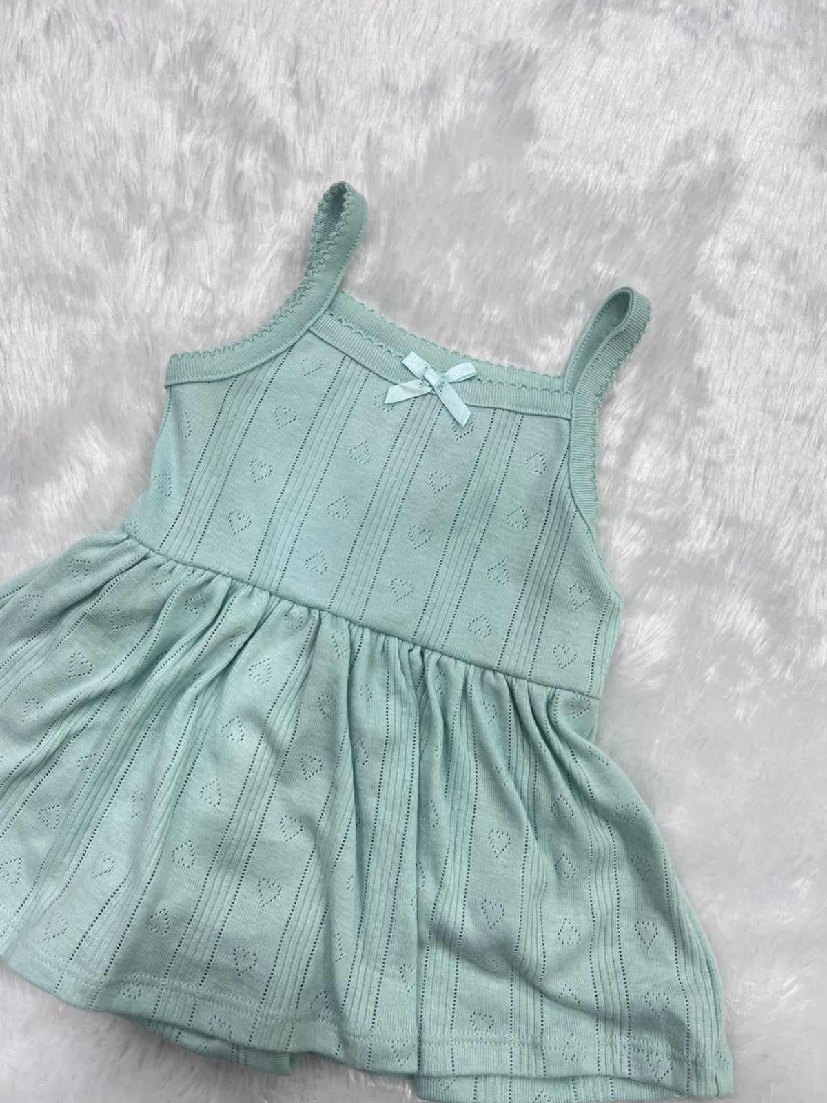 CUTIE BOW ONESIE-GREEN