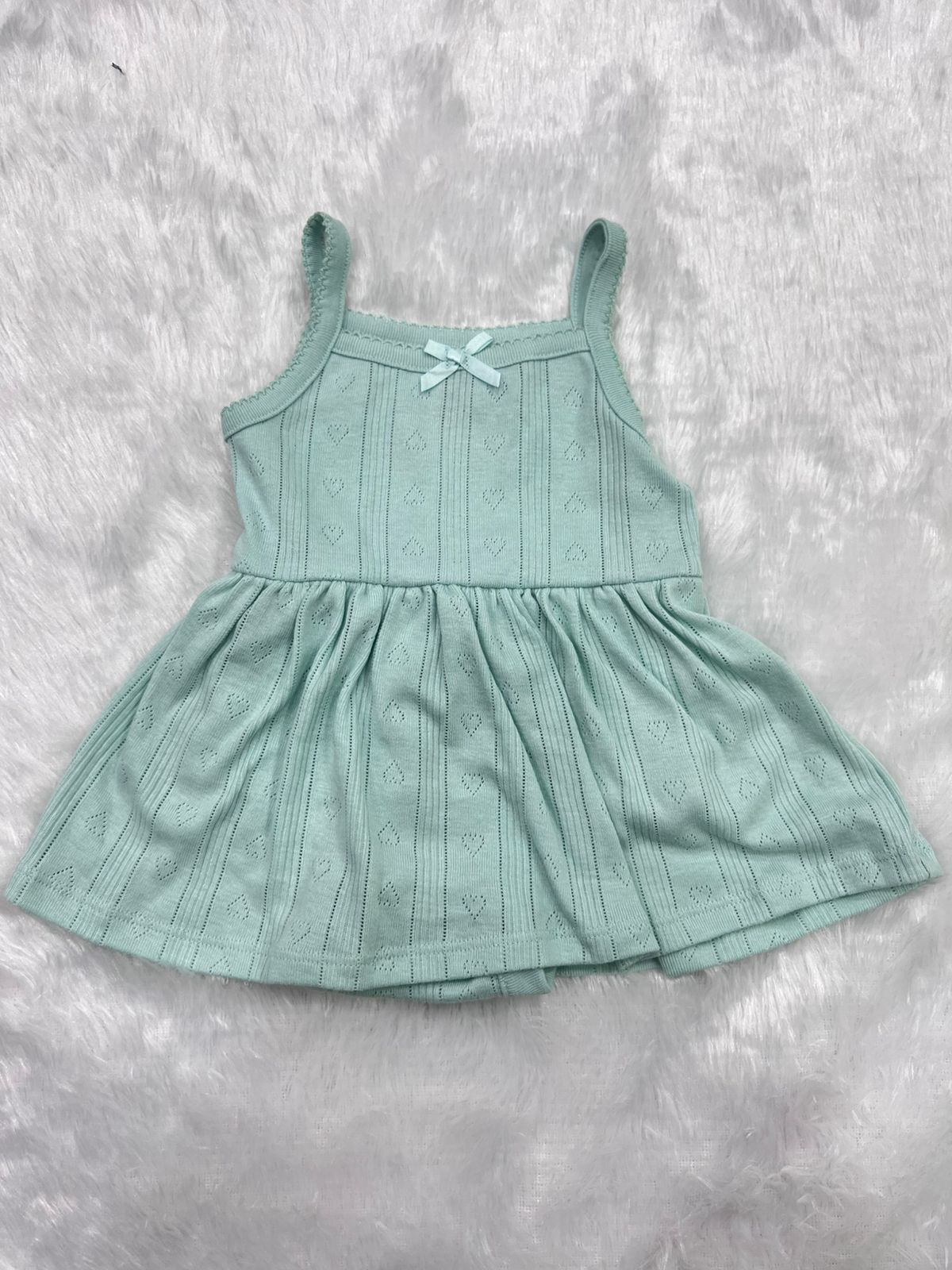 CUTIE BOW ONESIE-GREEN