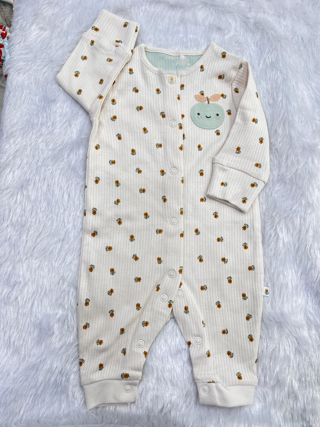 CUTY APPLE ROMPER-1305