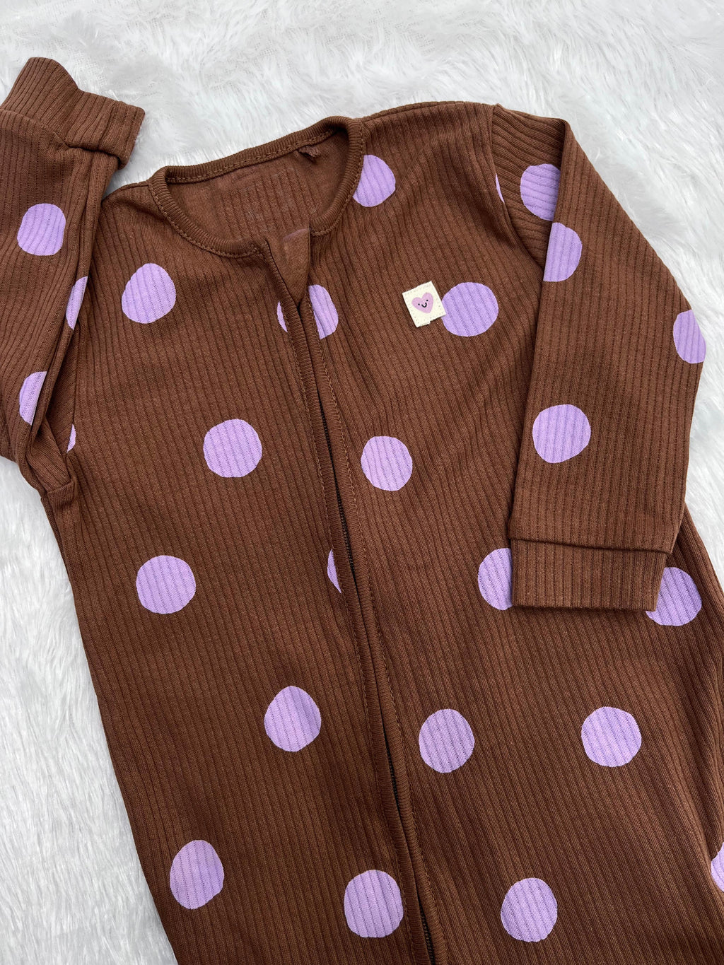 BROWN POLKA DOT ROM PER