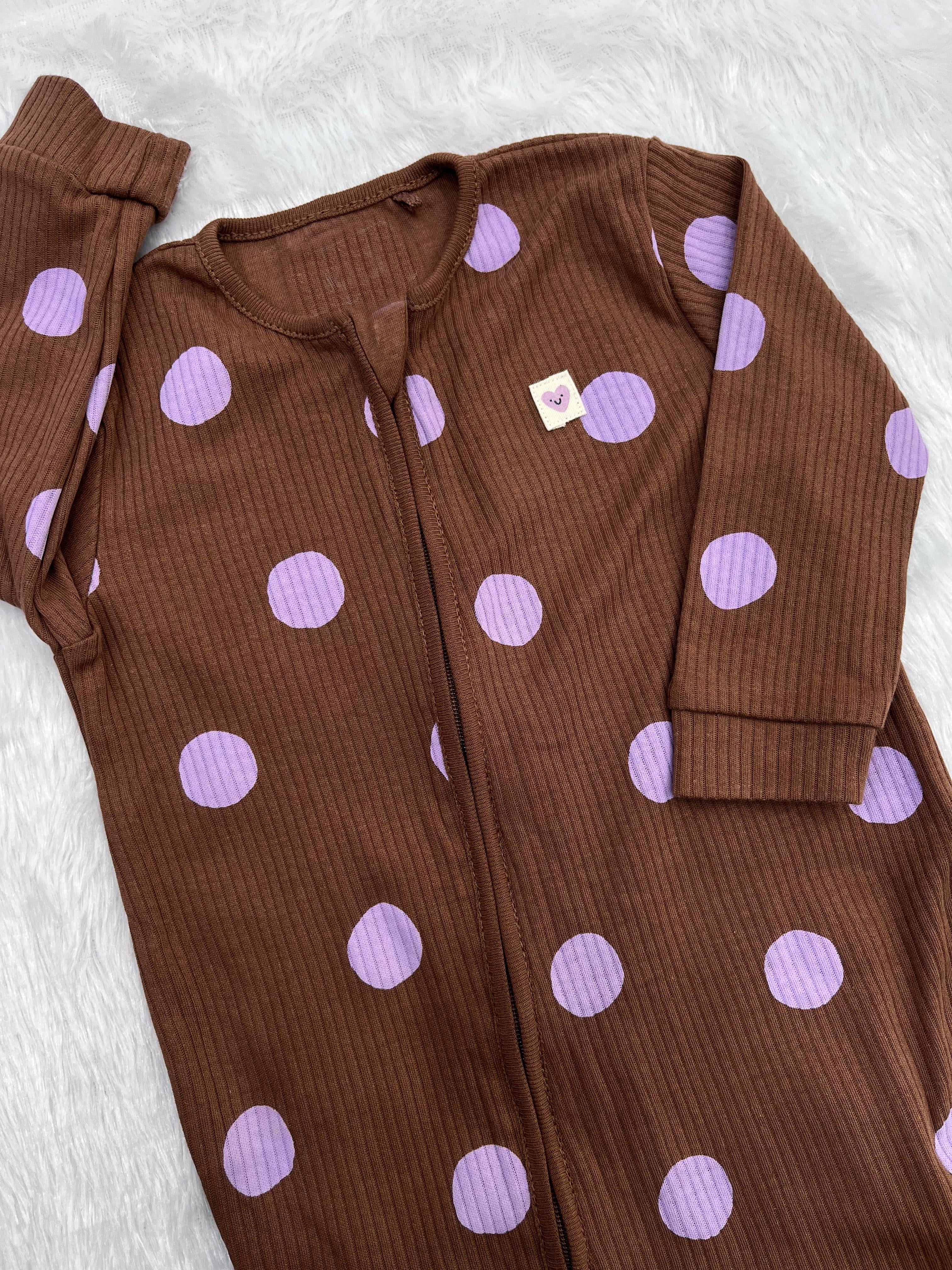 BROWN POLKA DOT ROM PER