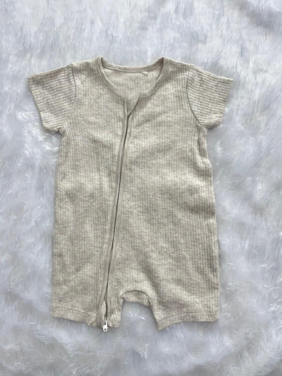 RIBBED HALF JUMPSUIT