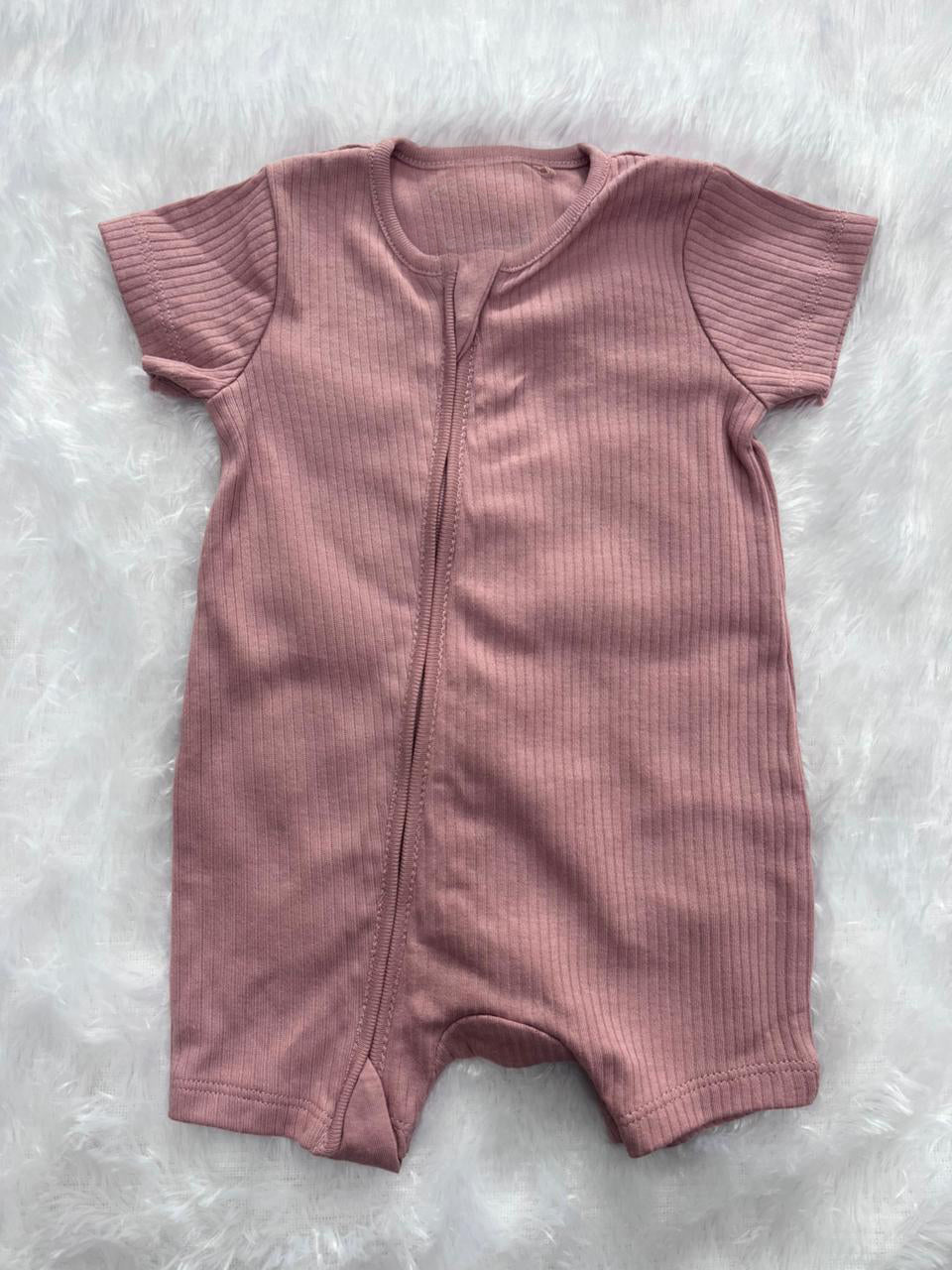 RIBBED HALF JUMPSUIT