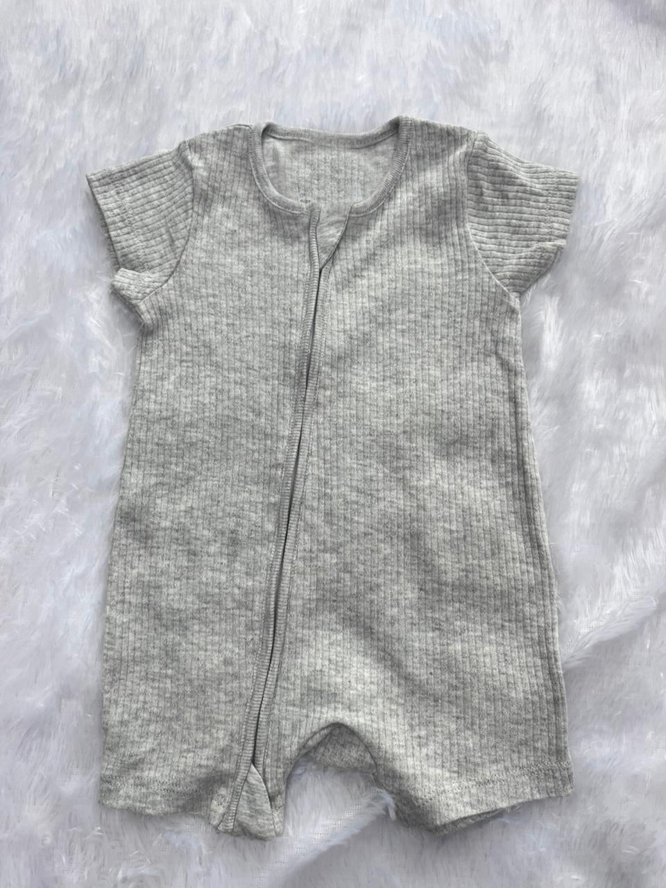 RIBBED HALF JUMPSUITS