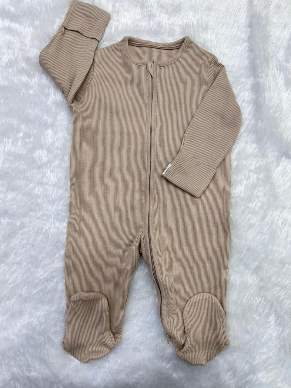 RIBBED ROMPER-110