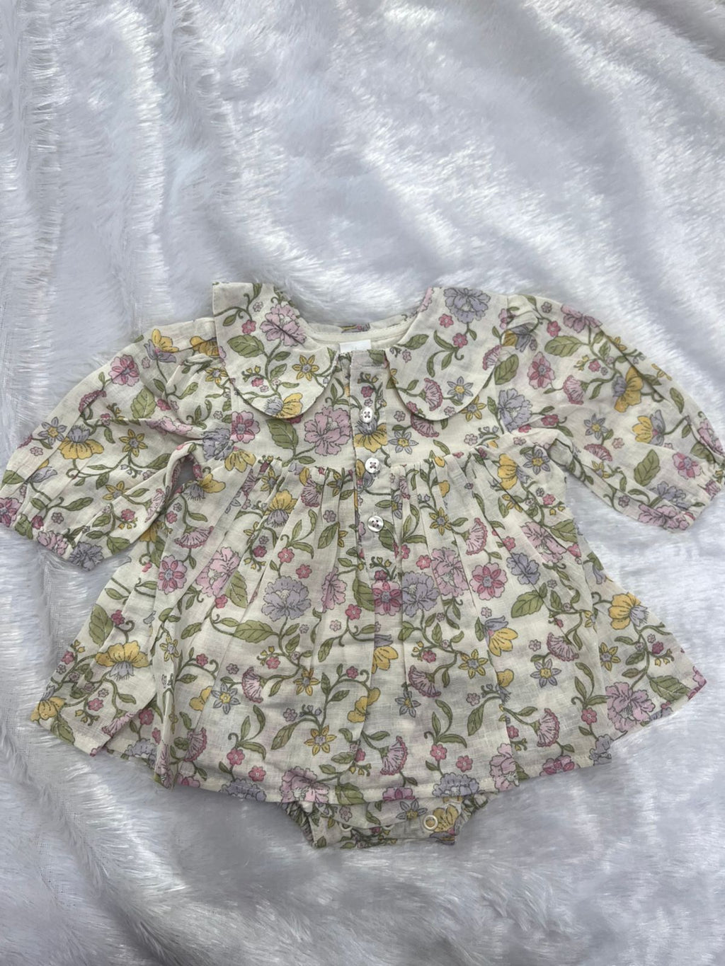 MUSLIN FROCK ONESIE-1411