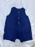 MUSLIN HALF JUMPSUIT-1425