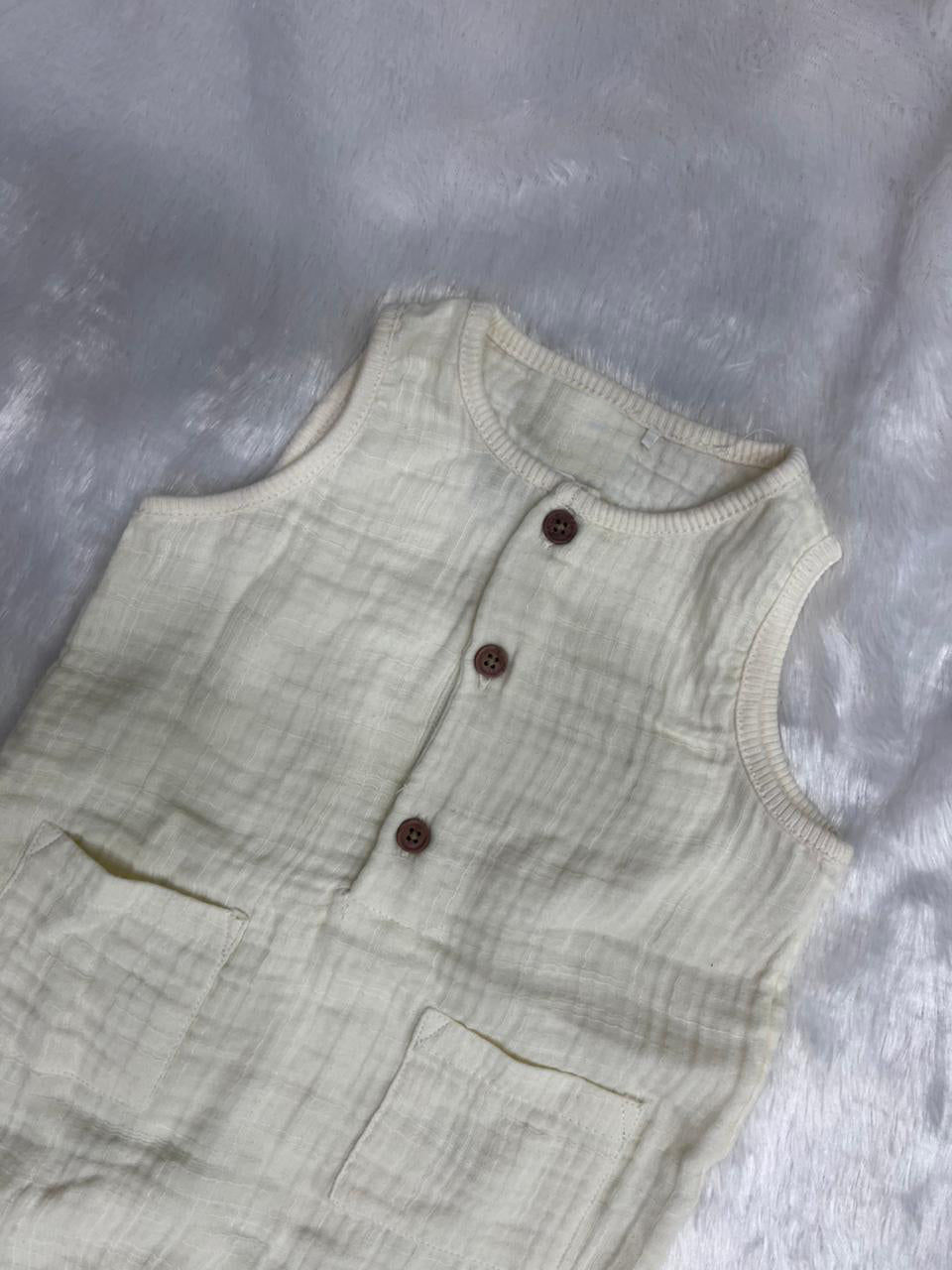 MUSLIN HALF JUMPSUITS-1425