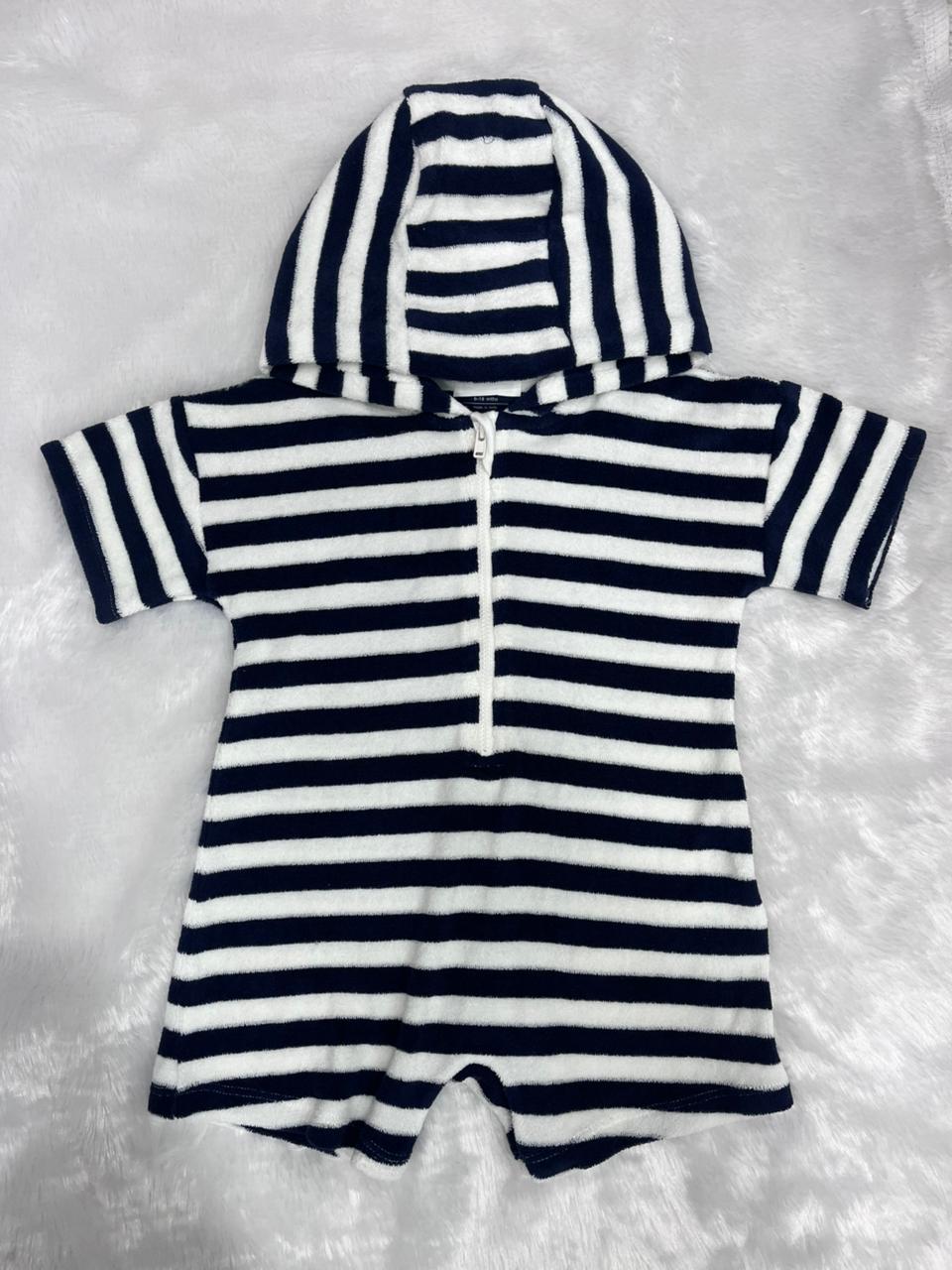 HOODED  HALF JUMPSUIT