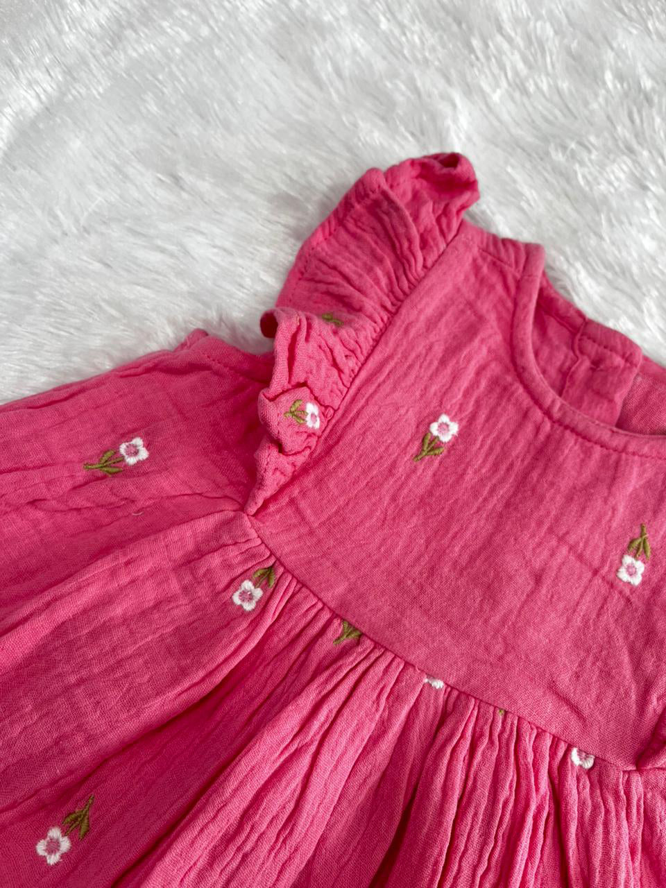 PINK MUSLIN FROCK-1412