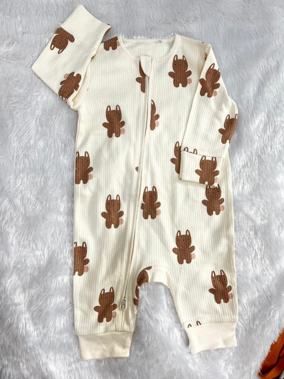 RIBBED ROMPER-313