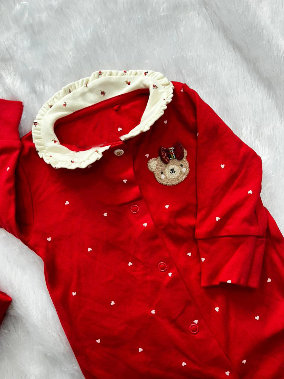 NAUGHTY RED ROMPER