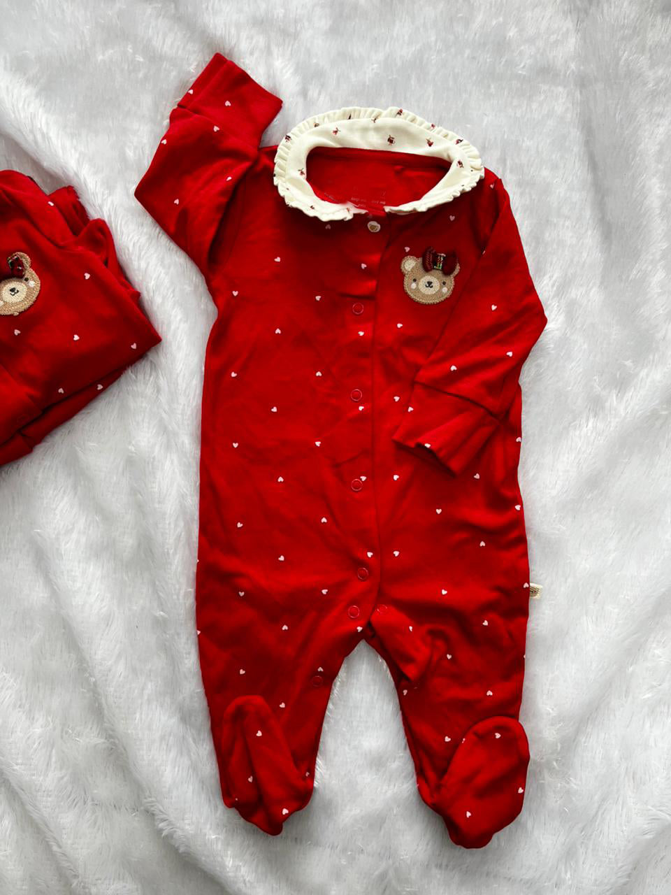 NAUGHTY RED ROMPER