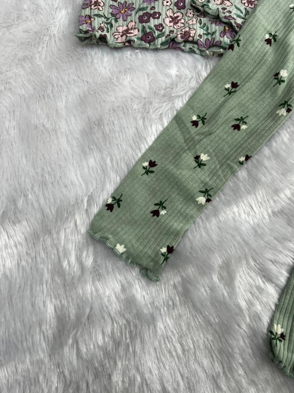 Floral co-ord set-501