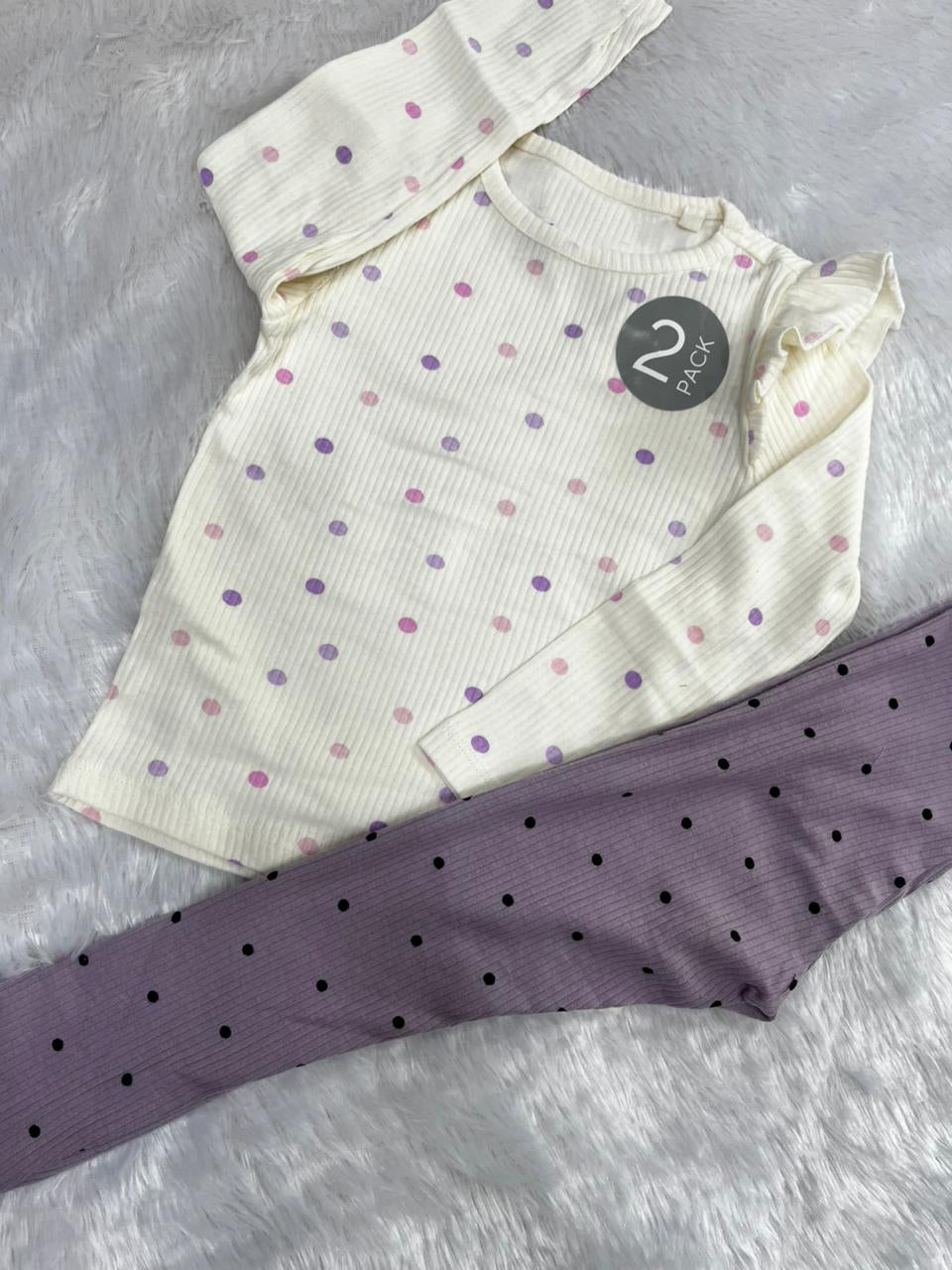 WHITE LAVENDER POLKA-505