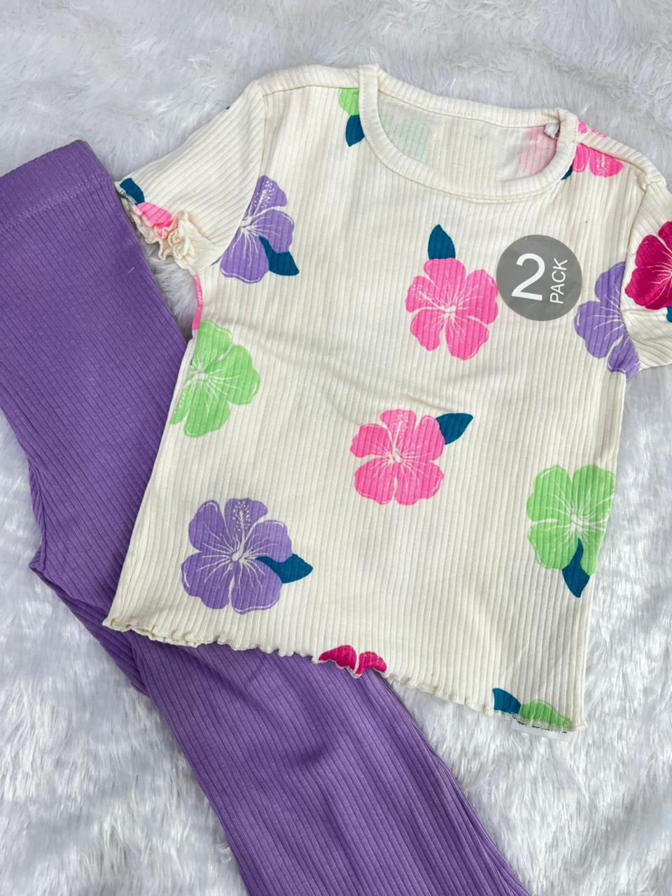 WHITE LAVENDER CO ORD-508