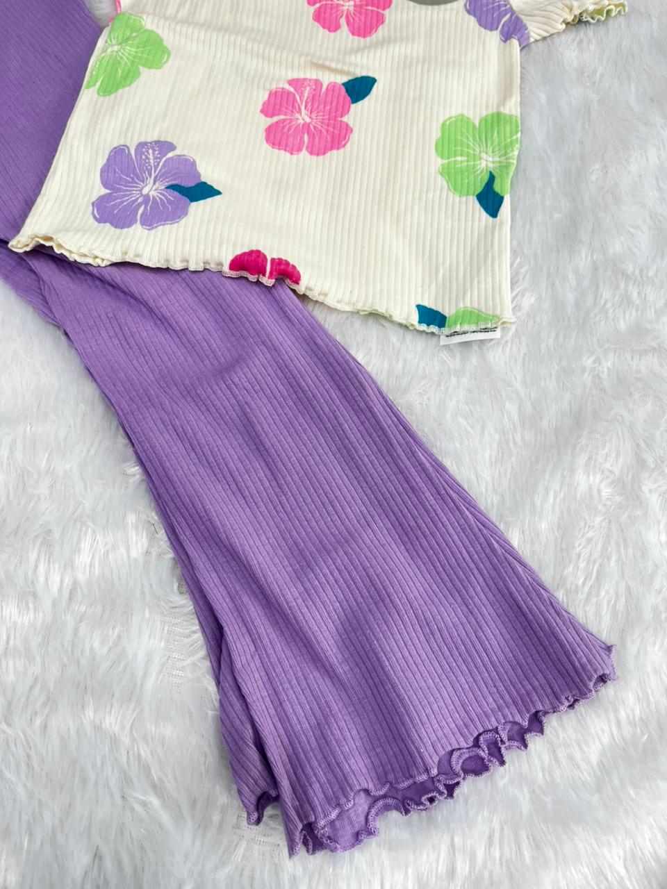 WHITE LAVENDER CO ORD-508